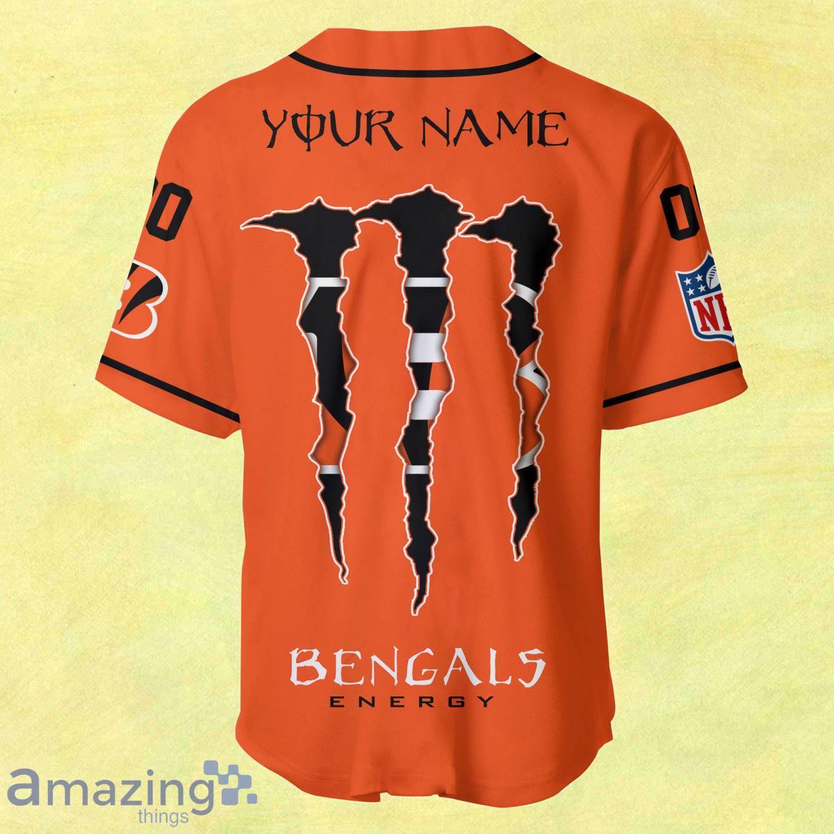 NFL Cincinnati Bengals Custom Name And Number Baseball Jersey shirt Best  Gift