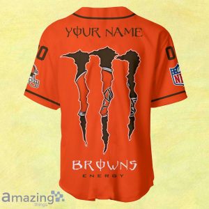 NFL Cleveland Browns Custom Name And Number Baseball Jersey shirt Best Gift Product Photo 1