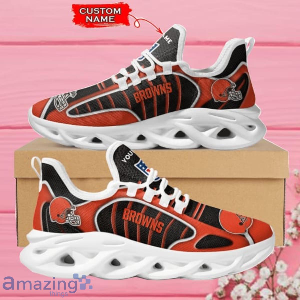 Cleveland Browns Nfl Max Soul Sneaker Custom Name