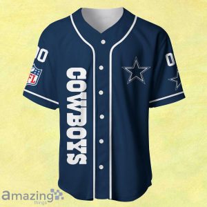 NFL Dallas Cowboys Custom Name And Number Baseball Jersey shirt Best Gift Product Photo 2