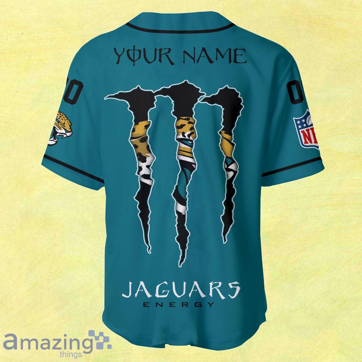 Jacksonville Jaguars NFL Custom Name And Number Best Dad Ever Baseball Jersey  Shirt