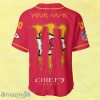 NFL Kansas City Chiefs Custom Name And Number Baseball Jersey shirt Best Gift