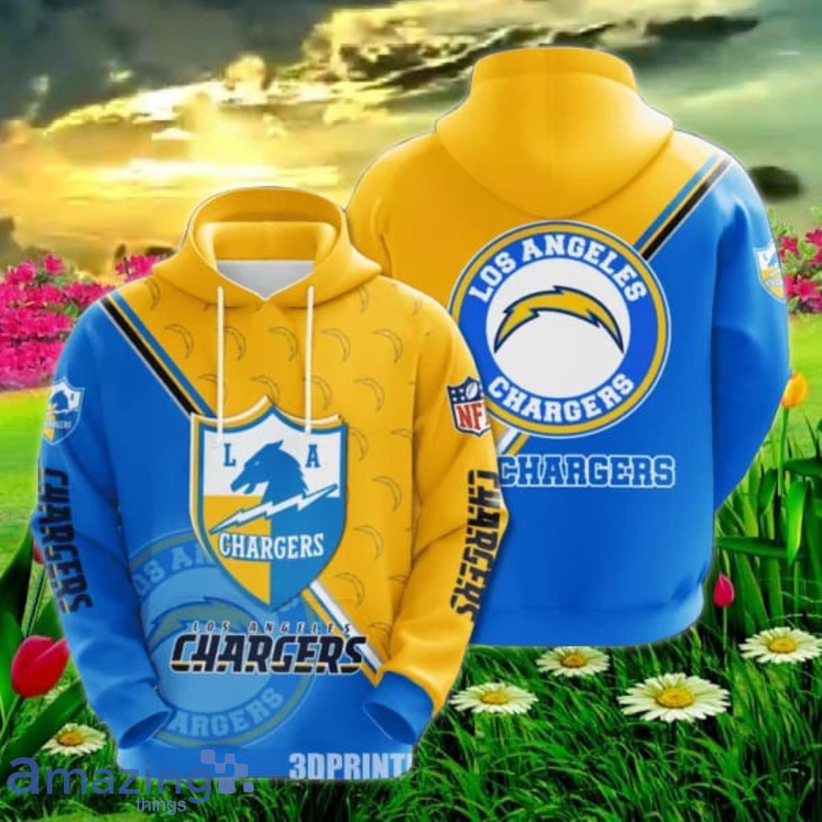 Los Angeles Chargers NFL 3D Fleece Hoodie Jacket Best Gift