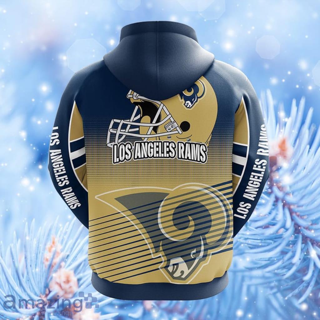 Los Angeles Rams 3D Football NFL Hoodie For Fans