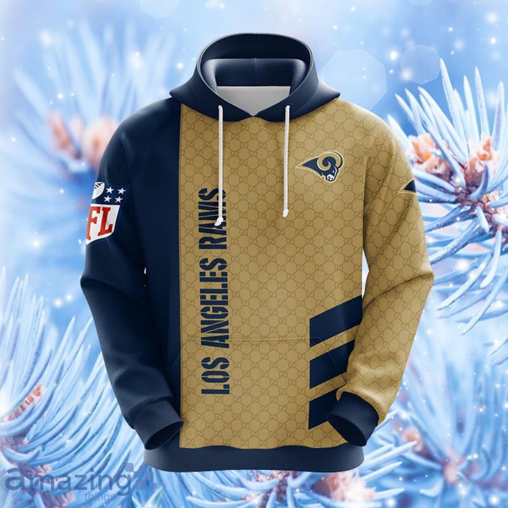 NFL Los Angeles Rams Blue Unisex Hoodie, Zip Hoodie 3D All Over Print For  Fans