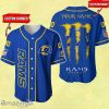 NFL Los Angeles Rams Custom Name And Number Baseball Jersey shirt Best Gift