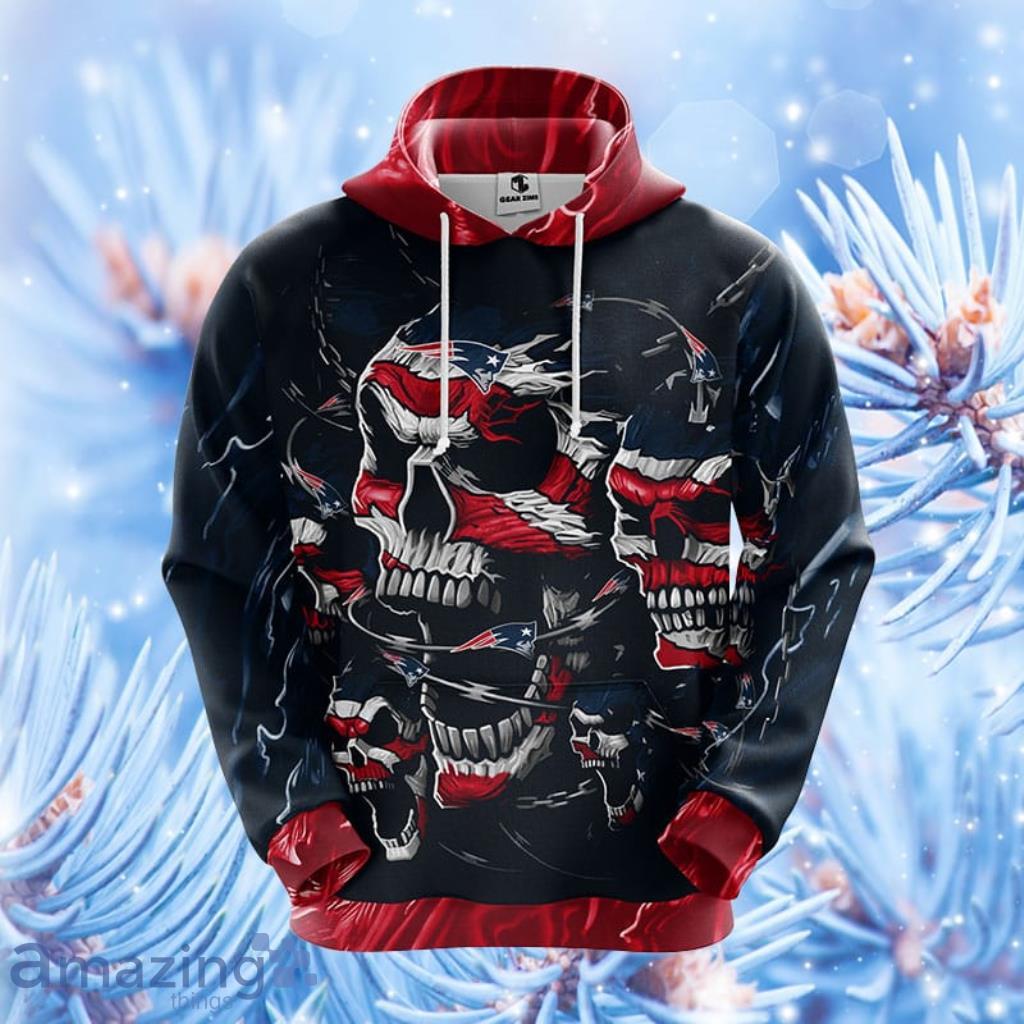 Red hot sale patriots hoodie