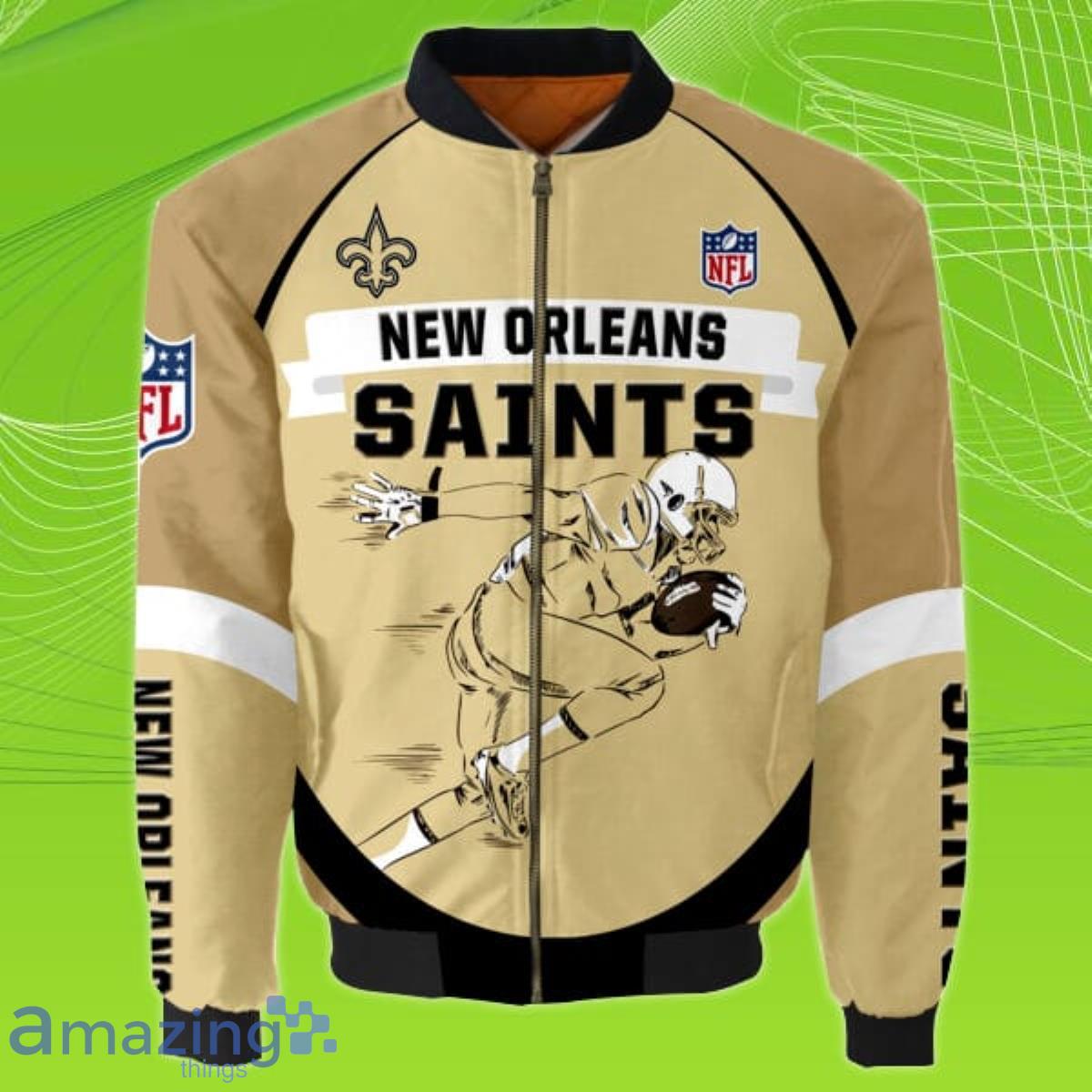 NFL New Orleans Saints Bomber Jacket Best Gift For Fans