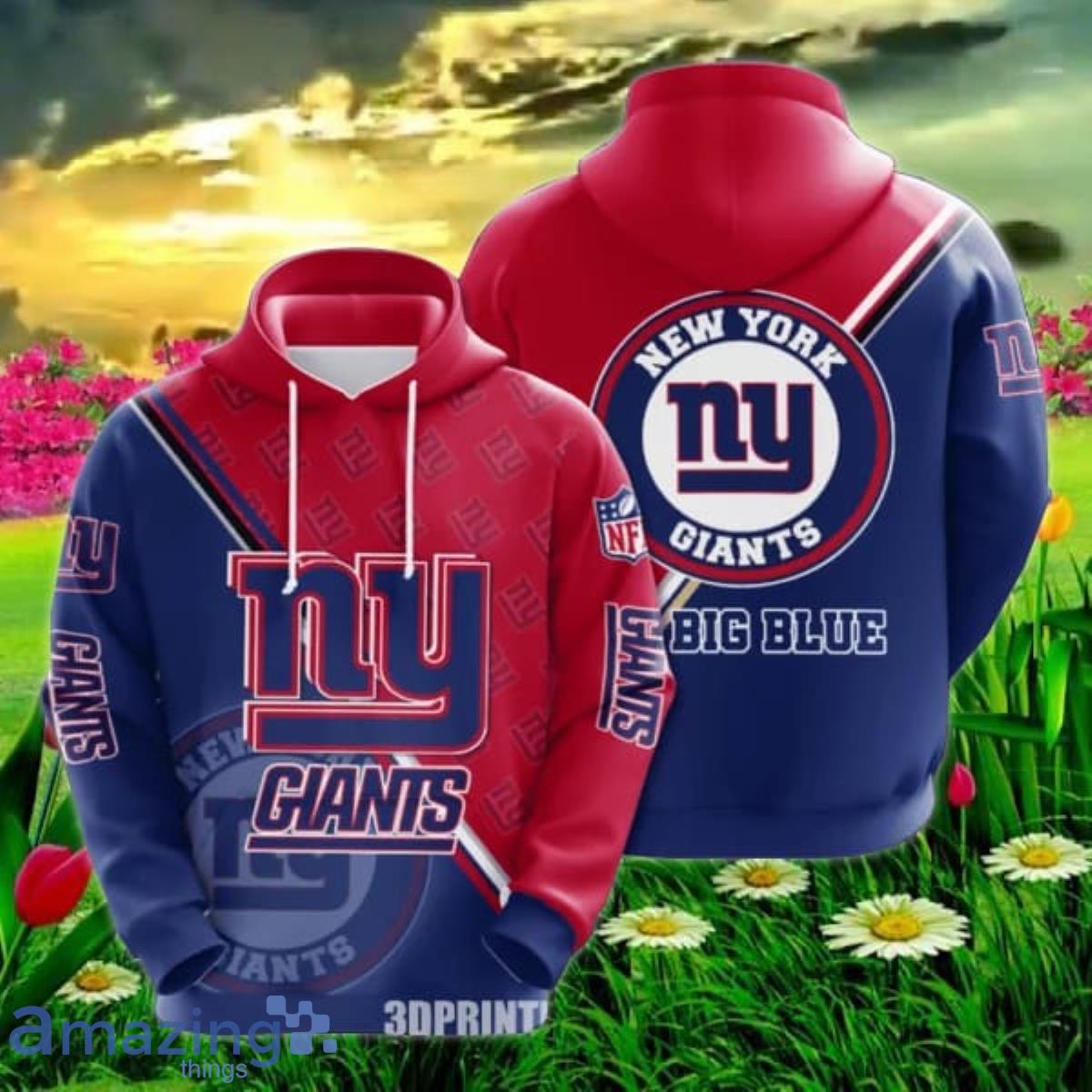 new york giants 3d hoodie