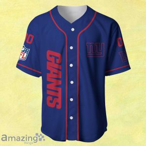 NFL New York Giants Custom Name And Number Baseball Jersey shirt Best Gift Product Photo 2