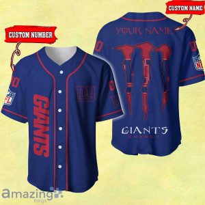 NFL New York Giants Custom Name And Number Baseball Jersey shirt Best Gift Product Photo 1