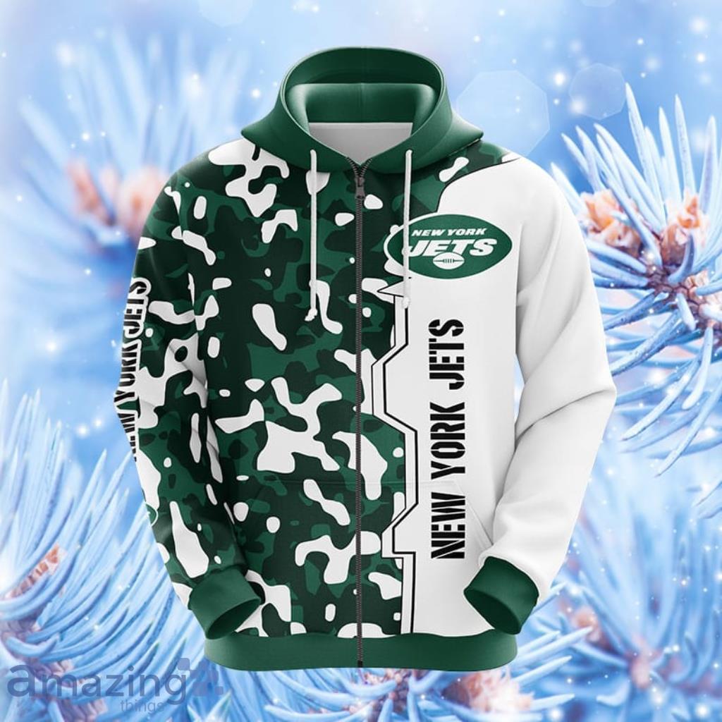 New York Jets Camo Hoodie, Green