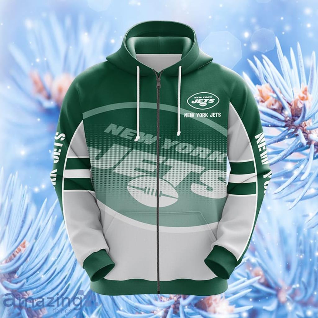 3D Hoodies Custom Men New York Jets All Over Printed 3D Hoodie