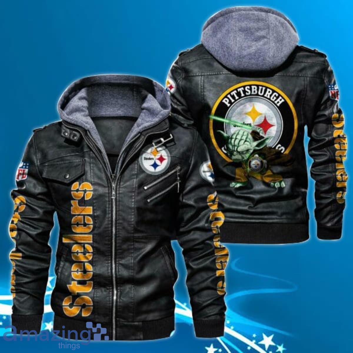 Pittsburgh Steelers Fashion Faux Leather Jacket