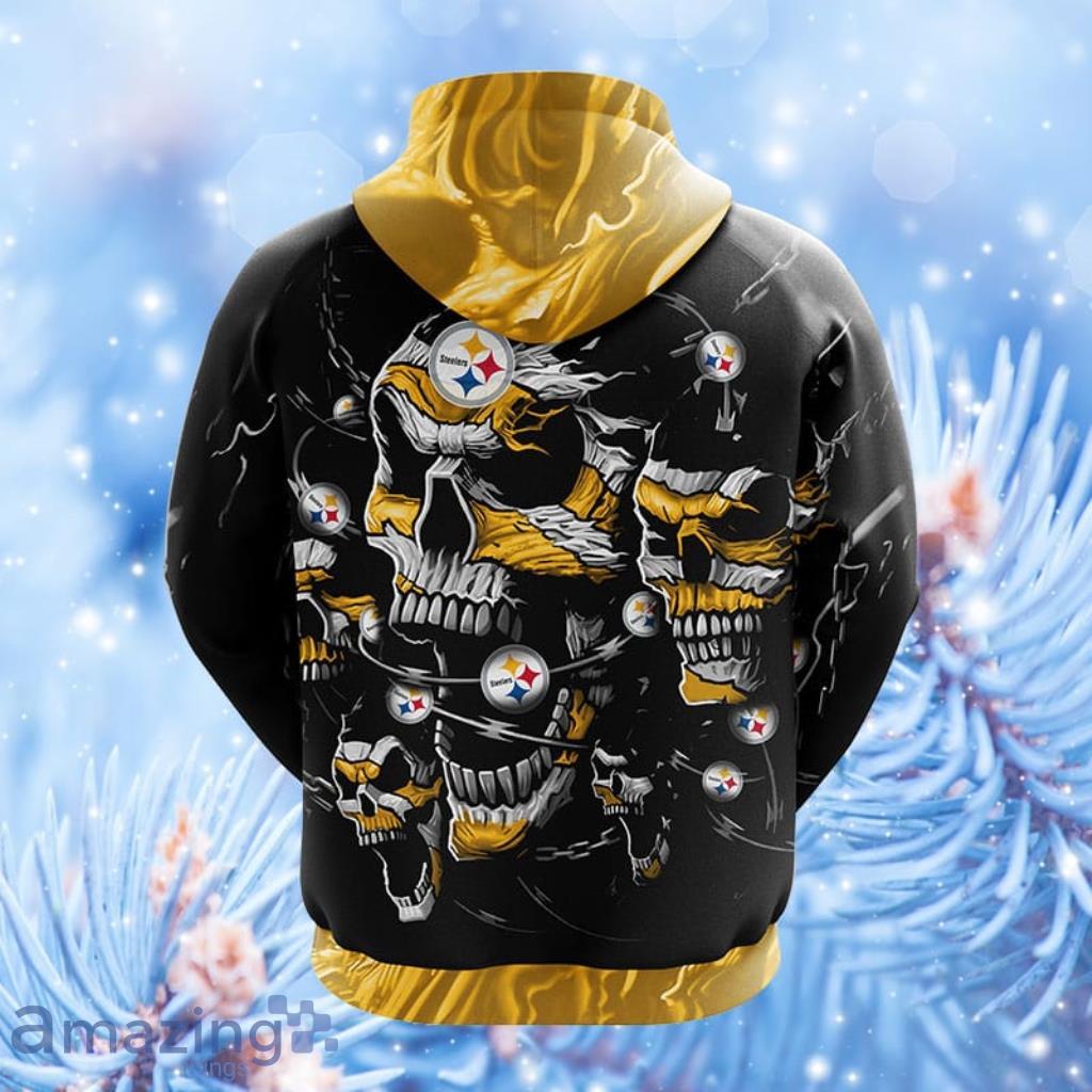 Steelers 2024 skull hoodie