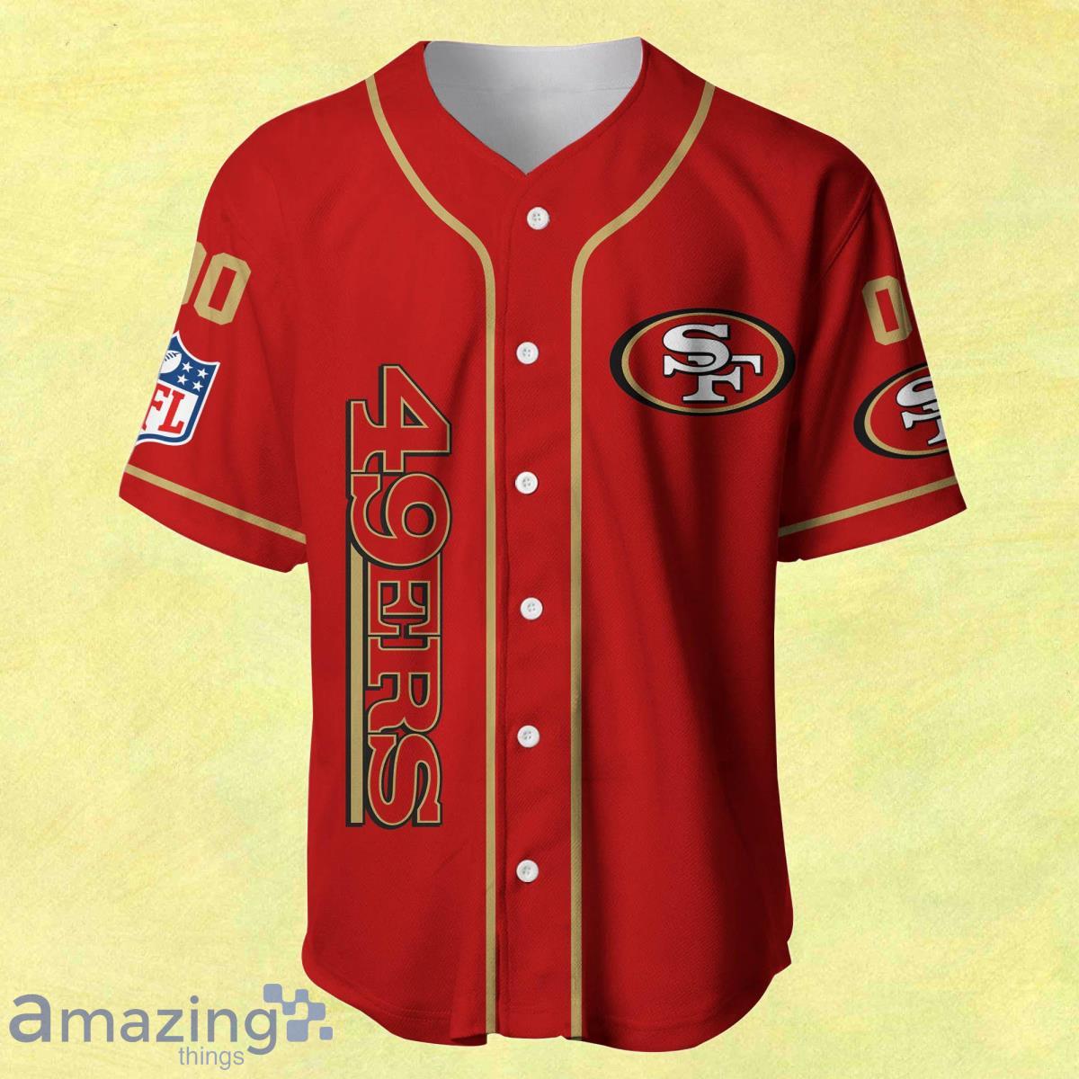 49ers store baseball jersey