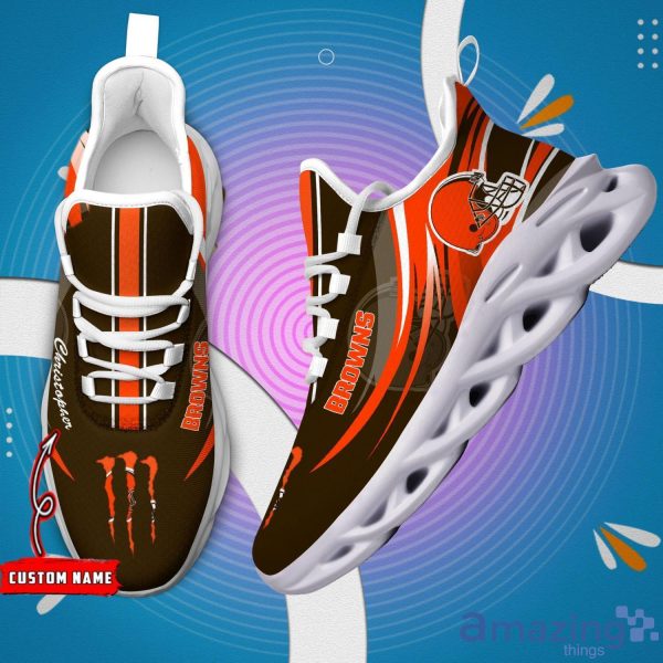 Cleveland Browns Personalized NFL Max Soul Shoes Style Gift Fans