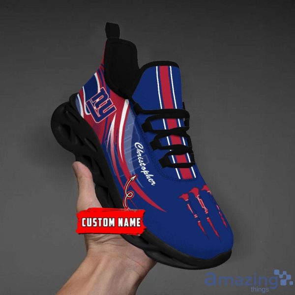 New York Giants NFL Max Soul Shoes Custom Name Sneakers For Men And Women