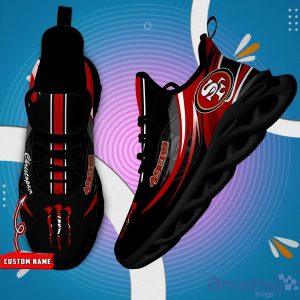 Custom Name NFL Fans San Francisco 49ers Max Soul Sneakers Sport Gift For  Men And Women - Banantees