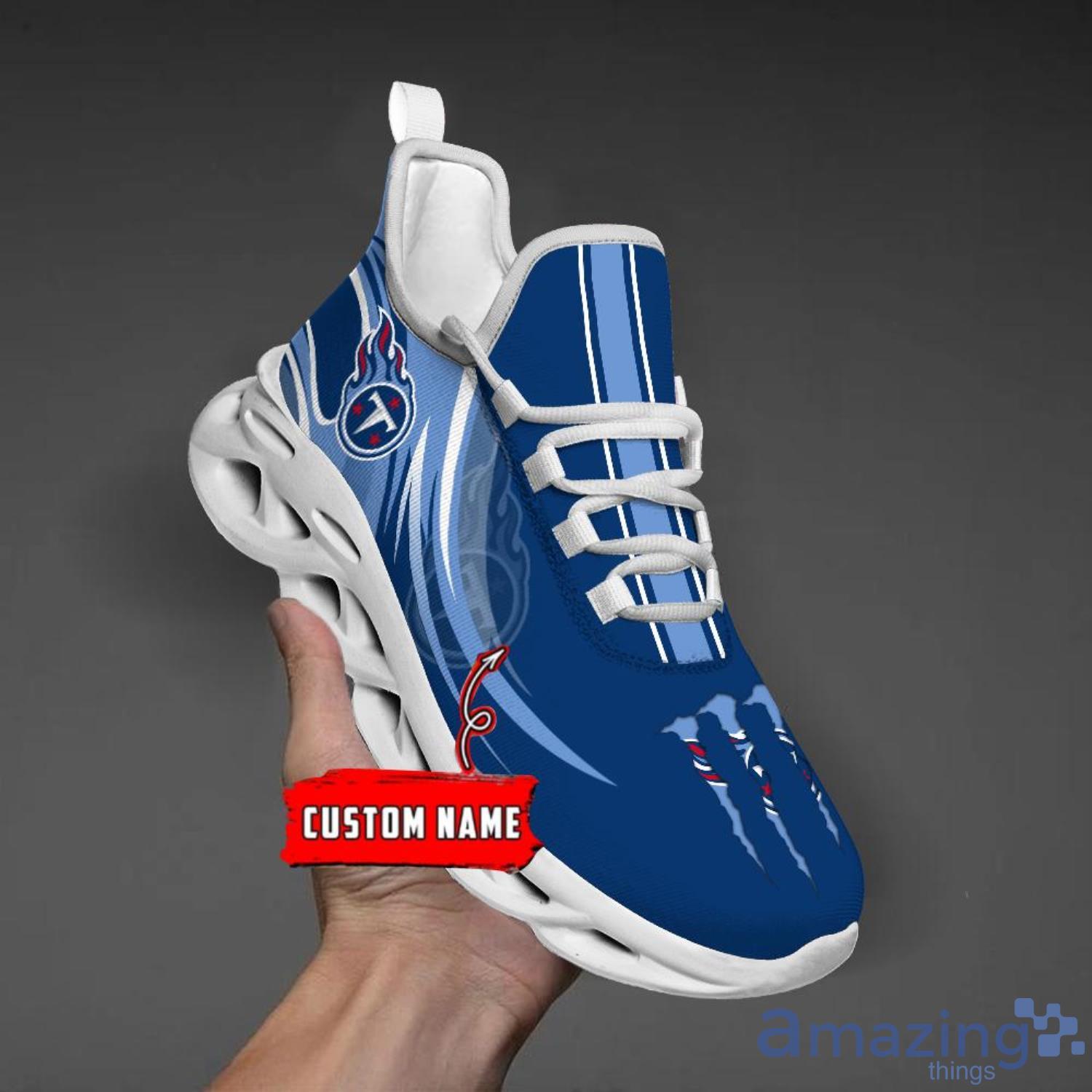 Tennessee Titans NFL Custom Name On Top Max Soul Shoes Running Shoes