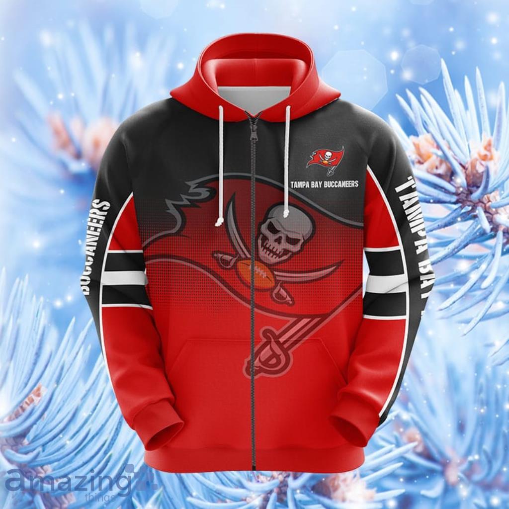 NFL Tampa Bay Buccaneers Camouflage Red Hoodie, Zip Hoodie 3D All Over  Print For Fans