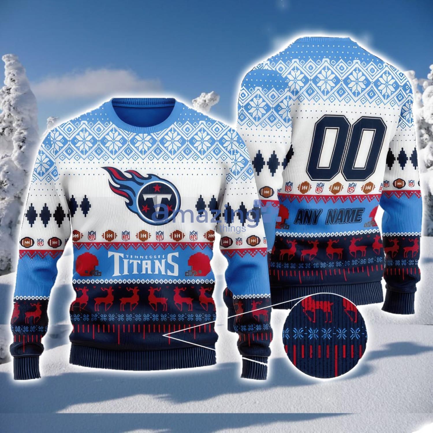 Tennessee Titans 3D Ugly Christmas Sweater