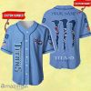 NFL Tennessee Titans Custom Name And Number Baseball Jersey shirt Best Gift