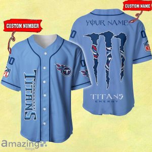 NFL Tennessee Titans Custom Name And Number Baseball Jersey shirt Best Gift Product Photo 1