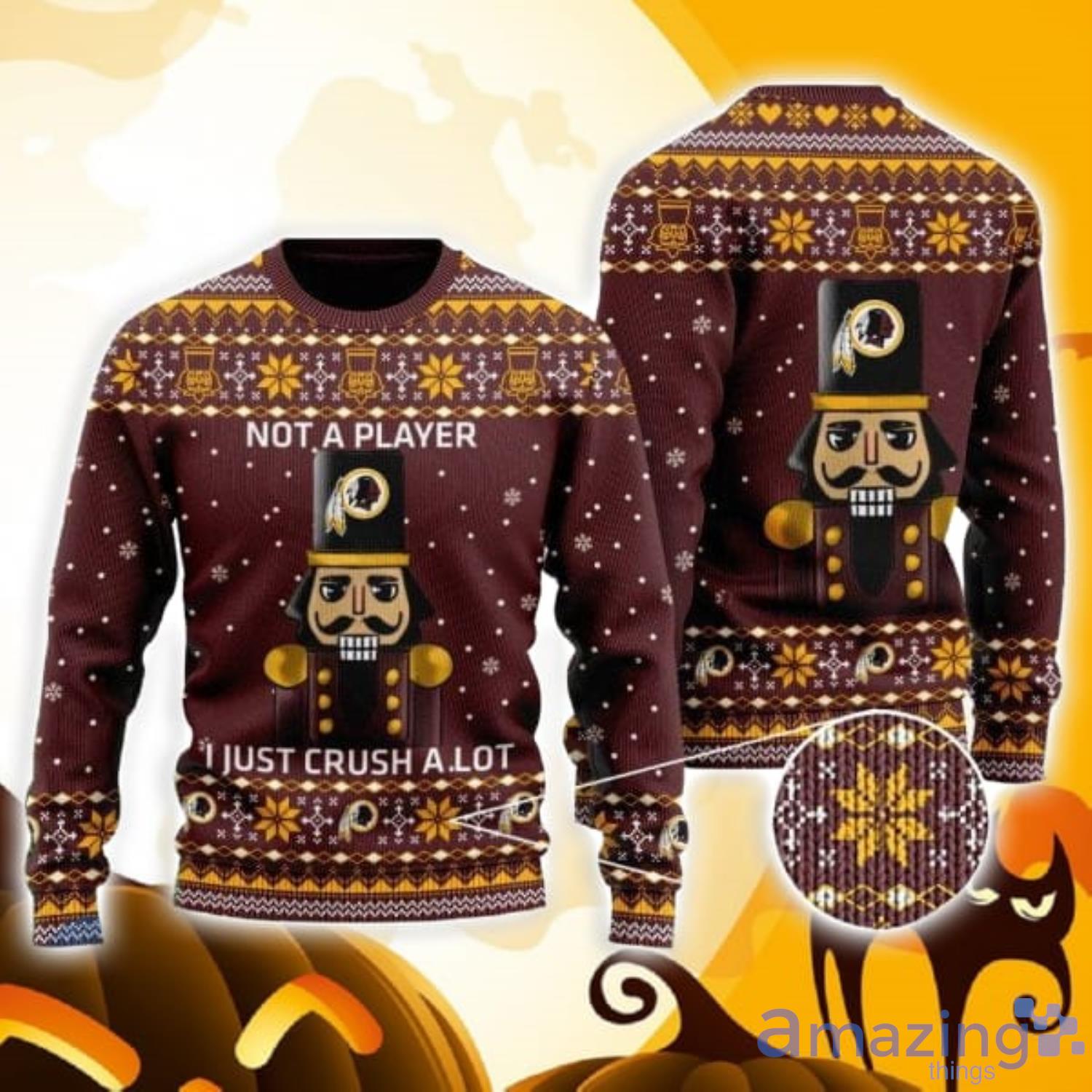 NFL Washington Redskins Christmas Funny Gift 3D Ugly Christmas Sweater
