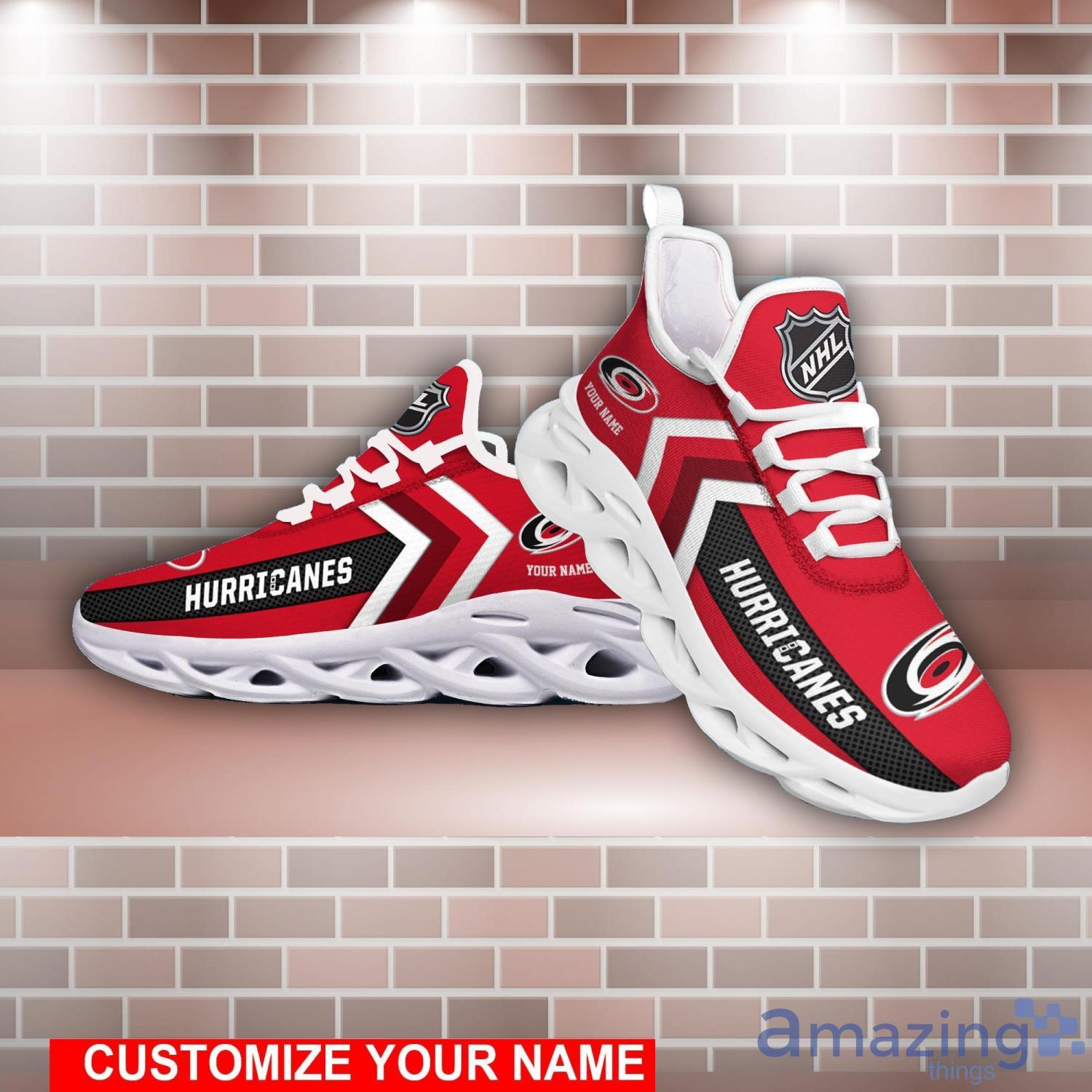 NHL Carolina Hurricanes Clunky Custom Name Trend Max Soul Shoes Running Sneakers For Fans Product Photo 1