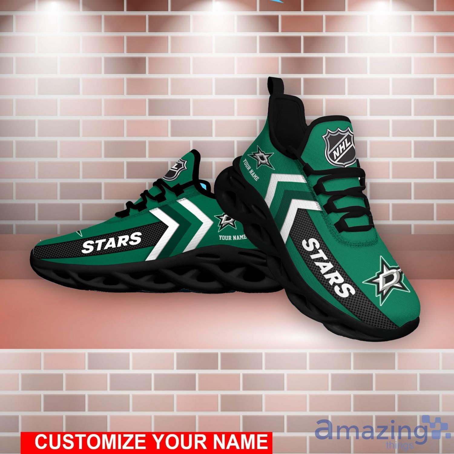 NHL Dallas Stars Clunky Custom Name Trend Max Soul Shoes Running Sneakers For Fans image NHL Dallas Stars Clunky Custom Name Trend Max Soul Shoes Running Sneakers For Fans Product Photo 3