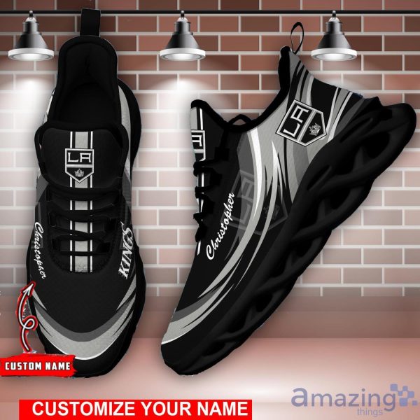 NHL Los Angeles Kings Personalized Name Max Soul Men And Women Gift Sneakers Product Photo 2