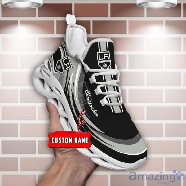 NHL Los Angeles Kings Personalized Name Max Soul Men And Women Gift Sneakers Product Photo 4