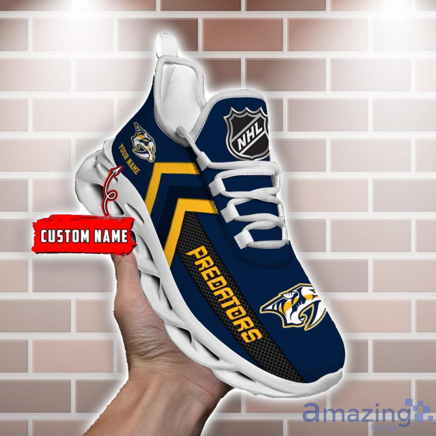 NHL Nashville Predators Clunky Custom Name Trend Max Soul Shoes Running Sneakers For Fans image NHL Nashville Predators Clunky Custom Name Trend Max Soul Shoes Running Sneakers For Fans Product Photo 2