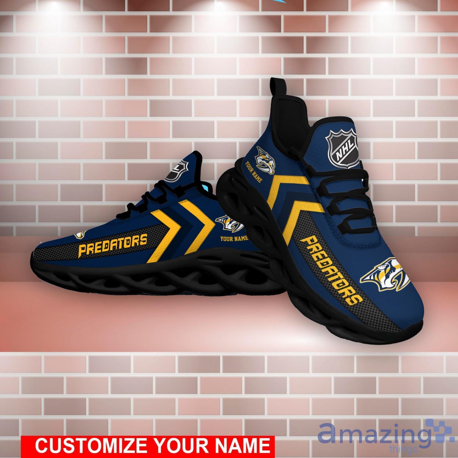 NHL Nashville Predators Clunky Custom Name Trend Max Soul Shoes Running Sneakers For Fans image NHL Nashville Predators Clunky Custom Name Trend Max Soul Shoes Running Sneakers For Fans Product Photo 3