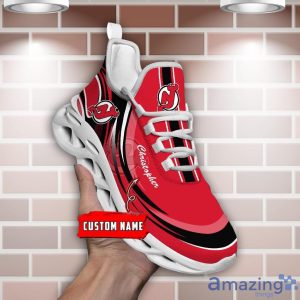 NHL New Jersey Devils Personalized Name Max Soul Men And Women Gift Sneakers image NHL New Jersey Devils Personalized Name Max Soul Men And Women Gift Sneakers Product Photo 4