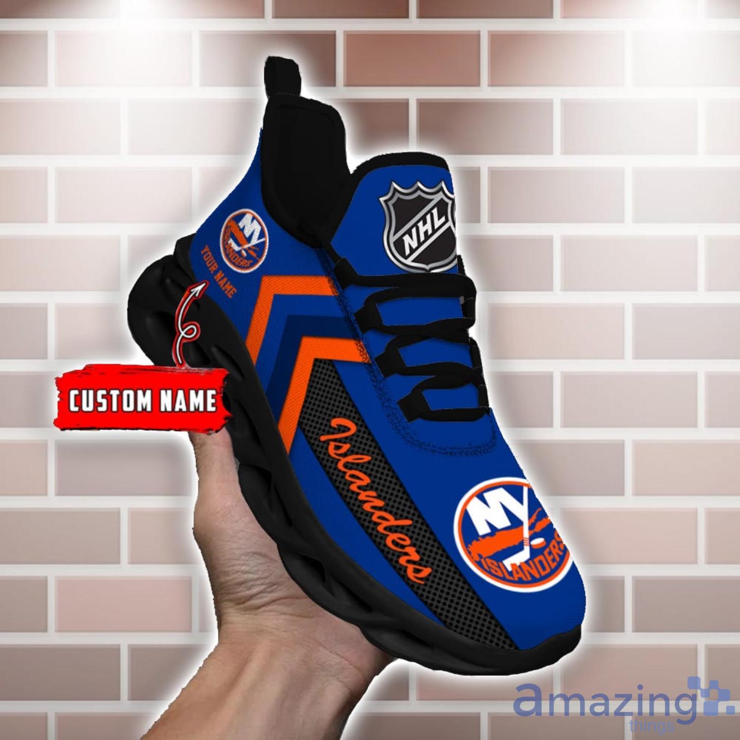 NHL New York Islanders Clunky Custom Name Trend Max Soul Shoes Running Sneakers For Fans image NHL New York Islanders Clunky Custom Name Trend Max Soul Shoes Running Sneakers For Fans Product Photo 4