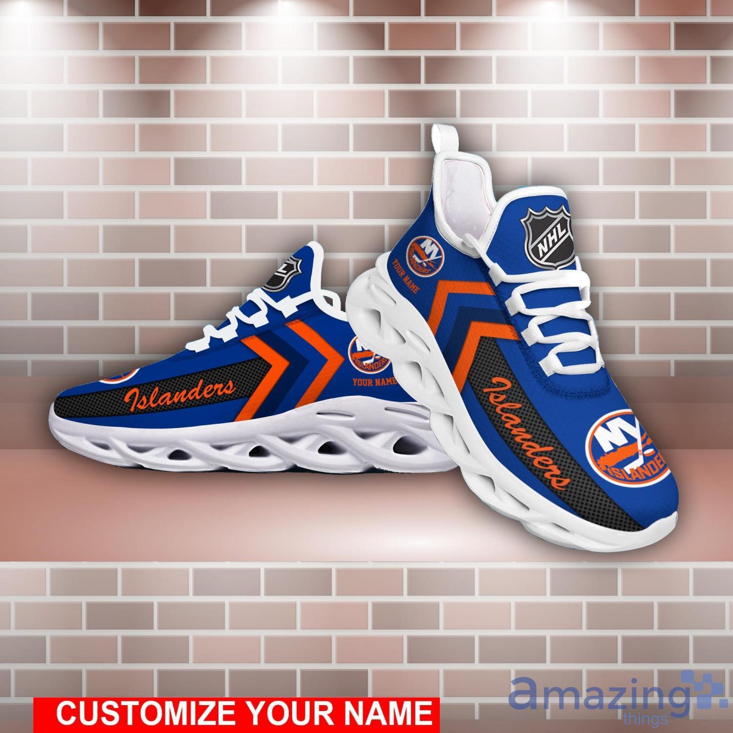 New York Islanders CUSTOM Air Jordan 1 Shoes 