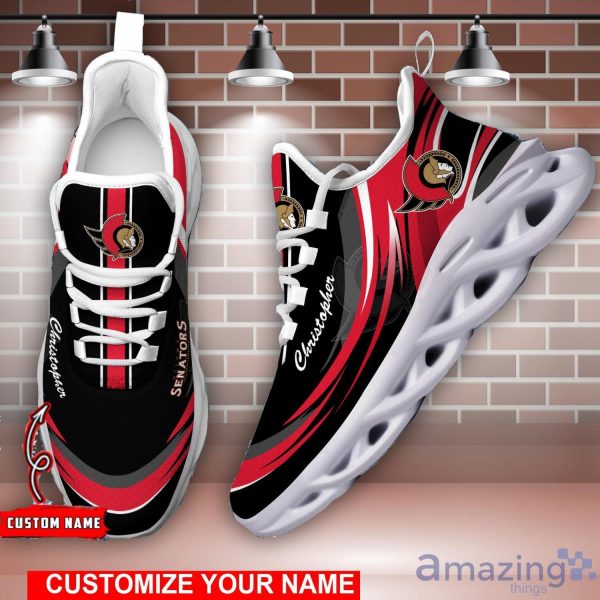 NHL Ottawa Senators Personalized Name Max Soul Men And Women Gift Sneakers Product Photo 1