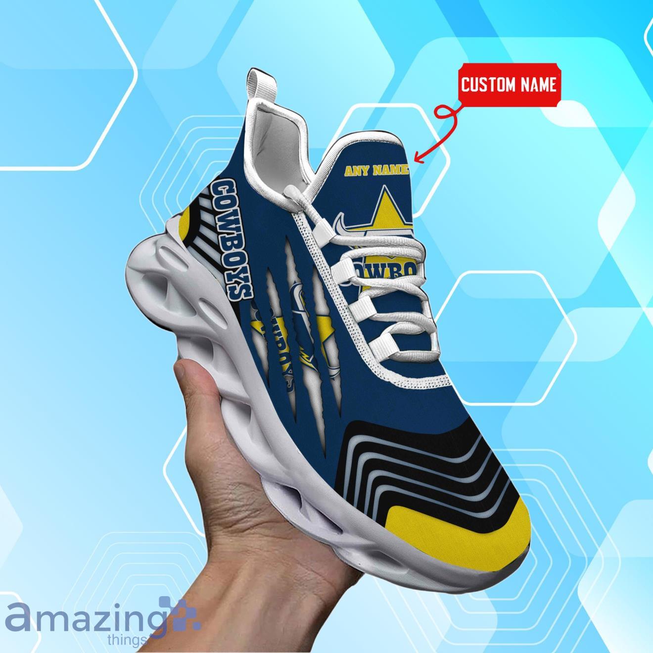 NRL North Queensland Cowboys Max Soul Shoes Men And Women Sports Sneakers  For Fans - YesItCustom