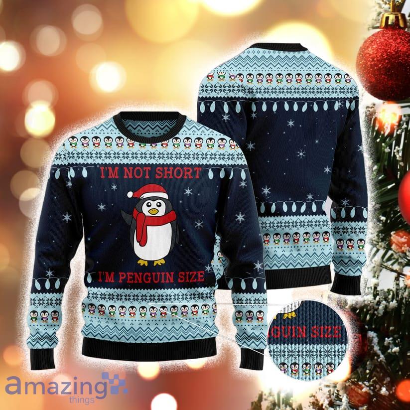 Not Short Penguin Size Special Design For Christmas Holiday 3D Sweater image Not Short Penguin Size Special Design For Christmas Holiday 3D Sweater Product Photo 3