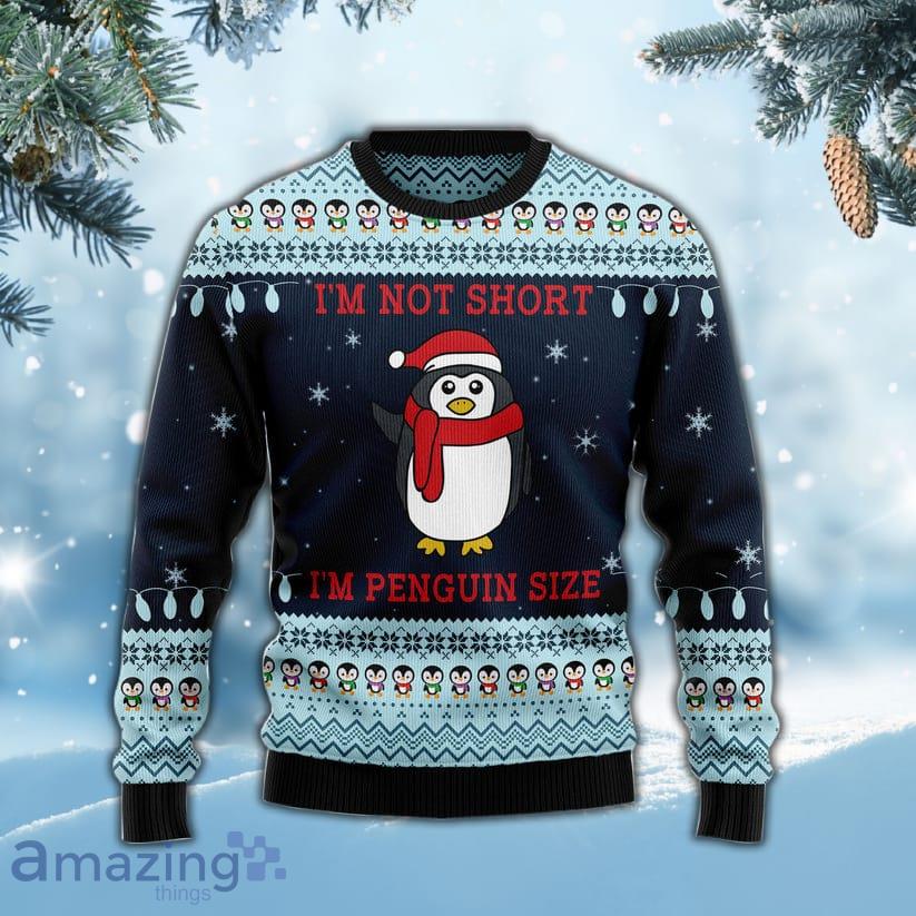 Not Short Penguin Size Special Design For Christmas Holiday 3D Sweater Product Photo 1 Not Short Penguin Size Special Design For Christmas Holiday 3D Sweater Product Photo 1