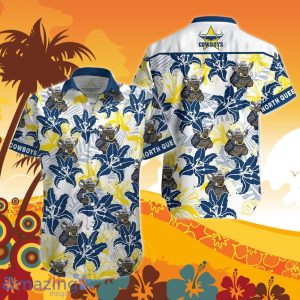 NQ Cowboys NRL Hawaiian Shirt mascot Best Gift Product Photo 1