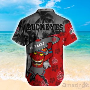 Ohio State Buckeyes NCAA1 Custom Name Hawaiian Shirt Hot Design For Fans Product Photo 2