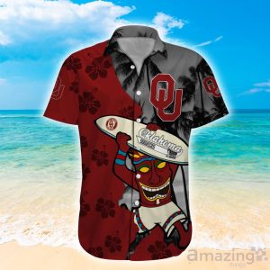 Oklahoma Sooners NCAA1 Custom Name Hawaiian Shirt Hot Design For Fans Product Photo 3