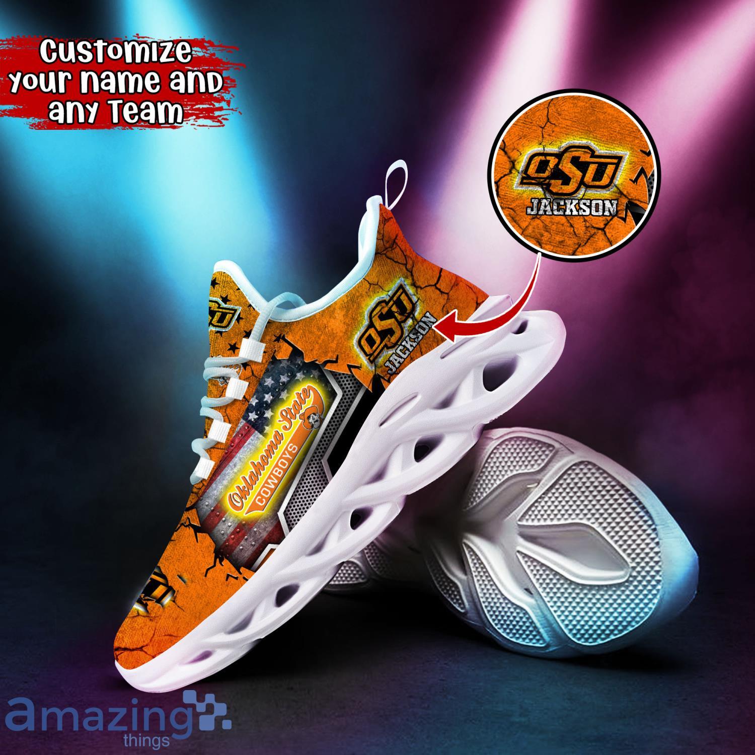 Oklahoma State Cowboys NCAA New Clunky Sneakers Max Soul Shoes For