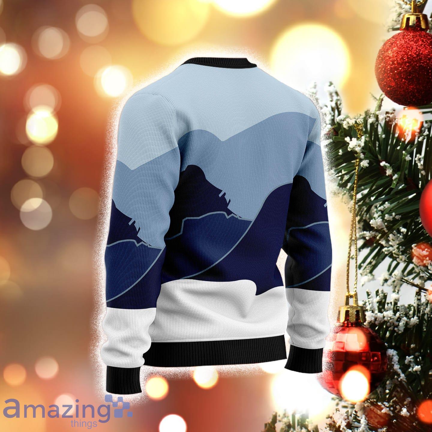Penguin Christmas Balloon Special Design For Christmas Holiday 3D Sweater image Penguin Christmas Balloon Special Design For Christmas Holiday 3D Sweater Product Photo 2
