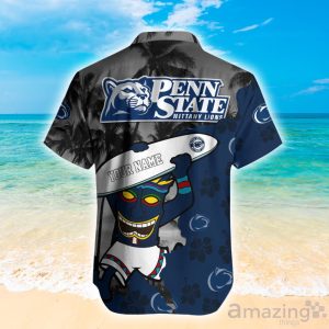 Penn State Nittany Lions NCAA1 Custom Name Hawaiian Shirt Hot Design For Fans Product Photo 2