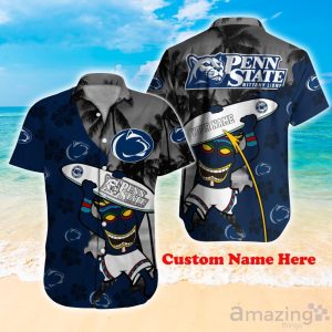 Penn State Nittany Lions NCAA1 Custom Name Hawaiian Shirt Hot Design For Fans Product Photo 1