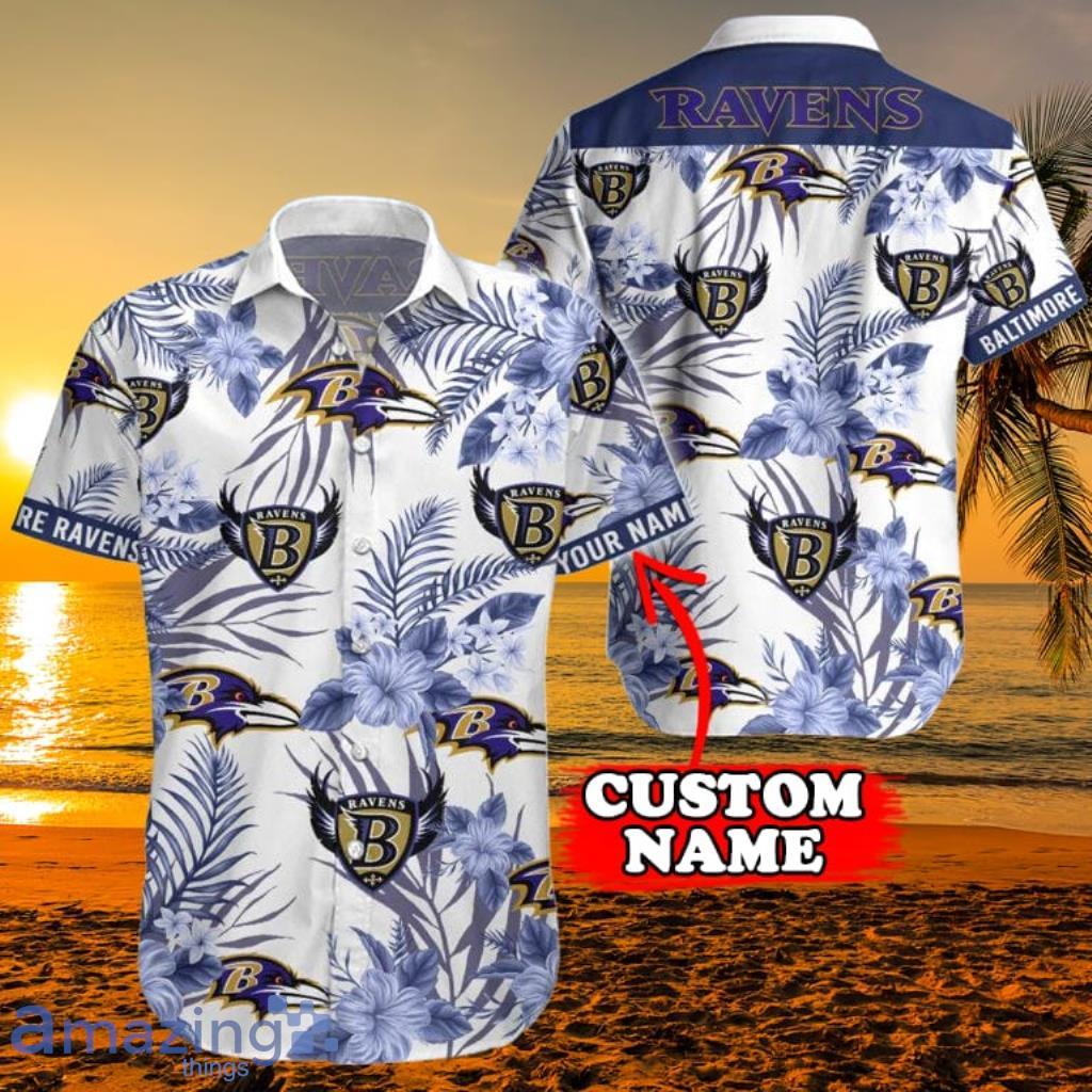 Awesome NFL Baltimore Ravens Hawaiian Shirt Team Symbol Gift For